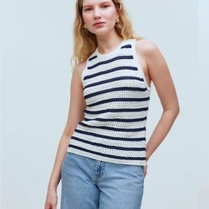 Madewell Crochet knit sweater Tank